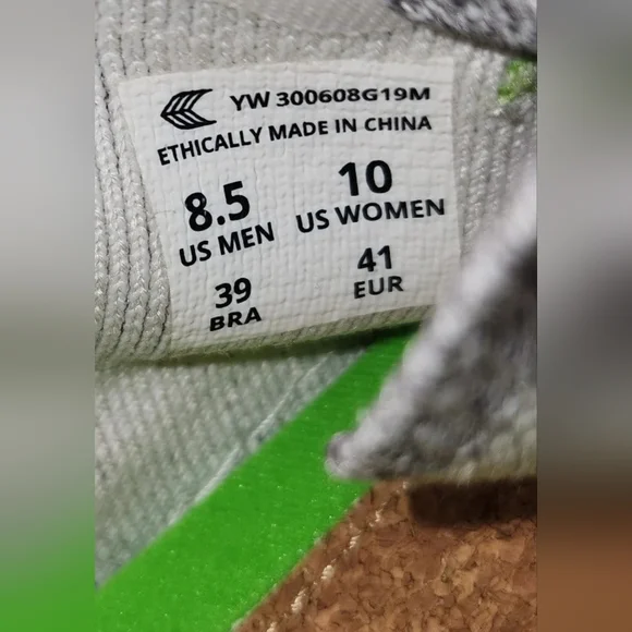 [SOLD] nisex Cariuma Knit Stone Gray Comfortable Skater Sneaker Shoe W 10, M 8.5 - Picture 8 of 8